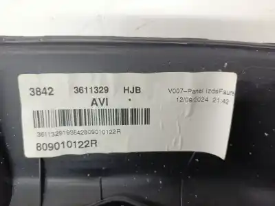Second-hand car spare part left front door trim for renault captur ii (hf_) tce 90 (hfm6) oem iam references 809010122r  