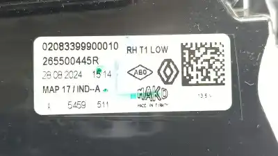 Автозапчастина б/у правий ліхтар для renault captur ii (hf_) tce 90 (hfm6) посилання на oem iam 265500445r  