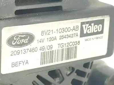 Peça sobressalente para automóvel em segunda mão alternador por ford fiesta vi (cb1, ccn) 1.6 tdci referências oem iam 8v2110300ab  