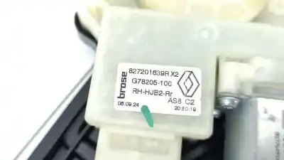 Second-hand car spare part rear right window regulator for renault captur ii (hf_) tce 90 (hfm6) oem iam references 827201639r  