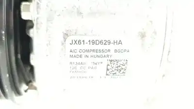 Peça sobressalente para automóvel em segunda mão compressor de ar condicionado a/a a/c por ford focus iv (hn) 1.0 ecoboost referências oem iam jx6119d629ha  