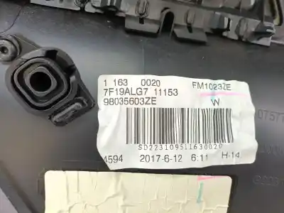 Автозапчастина б/у обкітка задніх лівіх дверей для peugeot 508 sw i (8e_) 1.6 hdi посилання на oem iam 98035603ze  