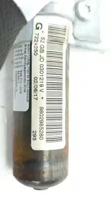 Автозапчастина б/у ліва бічна подушка безпеки для peugeot 508 sw i (8e_) 1.6 hdi посилання на oem iam 9802985280  