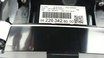 Автозапчастина б/у панель інструментів для citroen c3 aircross ii (2r_, 2c_) 1.2 puretech 110 (2rhnzb, 2rhnzw, 2rhnpx, 2rhnpj) посилання на oem iam 9822634280  