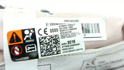 Автозапчастина б/у права бічна подушка безпеки для citroen c3 aircross ii (2r_, 2c_) 1.2 puretech 110 (2rhnzb, 2rhnzw, 2rhnpx, 2rhnpj) посилання на oem iam 34216413d  