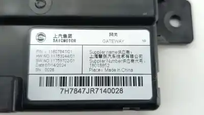 İkinci el araba yedek parçası elektronik modül için mg (saic) mg 3 hatchback oem iam referansları g7h7847jr7140051  