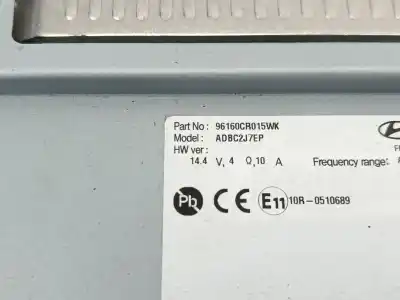 Автозапчасти б/у gps-навигационная система за kia xceed (cd) 1.4 t-gdi ссылки oem iam 96160cr015wk  