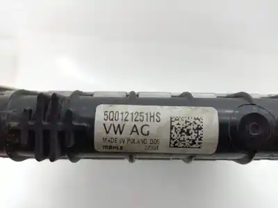 Автозапчастина б/у водяний радіатор для seat leon (5f1) 1.5 tgi посилання на oem iam 5q0121251gq  