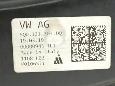 Автозапчастина б/у електро вентилятор для seat leon (5f1) 1.5 tgi посилання на oem iam 5q0121203de  