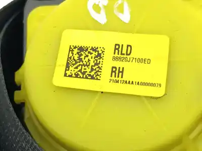 Автозапчастина б/у передній правий ремін безпеки для kia xceed (cd) 1.4 t-gdi посилання на oem iam 88820j7100ed  