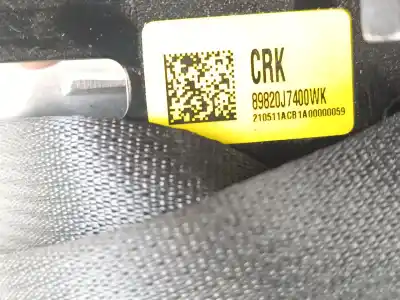Автозапчастина б/у задній правий ремін безпеки для kia xceed (cd) 1.4 t-gdi посилання на oem iam 89820j7400wk  