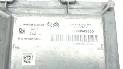 Автозапчастина б/у ебу контролер двигуна для peugeot 208 ii (ub_, up_, uw_, uj_) 1.2 puretech 75 посилання на oem iam 9858949880  
