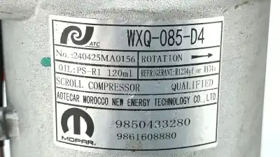 Автозапчастина б/у компресор кондиционера для peugeot 208 ii (ub_, up_, uw_, uj_) 1.2 puretech 75 посилання на oem iam 9850433280  