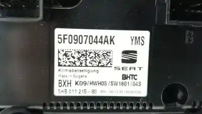 Автозапчастина б/у клімат-контроль для seat leon (5f1) 1.5 tgi посилання на oem iam 5f0907044ak  