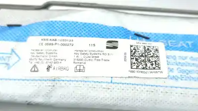 Автозапчастина б/у передня ліва подушка безпеки для seat leon (5f1) 1.5 tgi посилання на oem iam 5f4880741  