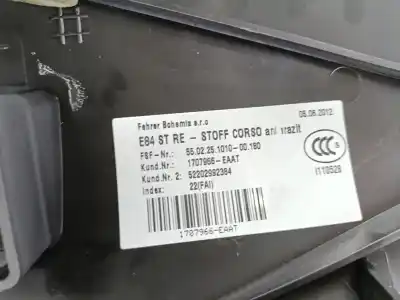 Peça sobressalente para automóvel em segunda mão bancos traseiros por bmw x1 (e84) sdrive 18 d referências oem iam 52202992107  