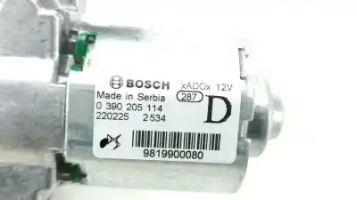 Автозапчасти б/у мотор заднего стеклоочистителя за peugeot 2008 ii (ud_, us_, uy_, uk_) 1.5 bluehdi 110 (udyhsk) ссылки oem iam 9819900080  