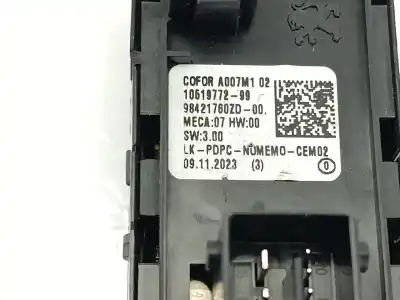 Автозапчасти б/у выключатель левого переднего окна за opel corsa f 1.2 (68) ссылки oem iam 96788281zd  