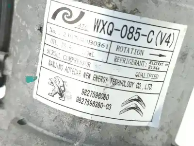 Peça sobressalente para automóvel em segunda mão compressor de ar condicionado a/a a/c por opel corsa f 1.2 (68) referências oem iam 9827596080  