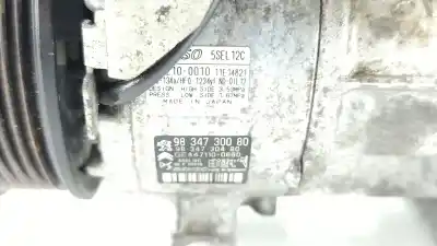 Автозапчасти б/у компрессор кондиционера воздуха за peugeot 2008 ii (ud_, us_, uy_, uk_) 1.5 bluehdi 110 (udyhsk) ссылки oem iam 9834730080  