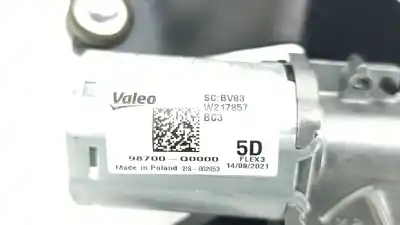 Автозапчастина б/у двигатель заднього склоочисника для hyundai i20 iii (bc3, bi3) 1.0 t-gdi посилання на oem iam 98700q0000  