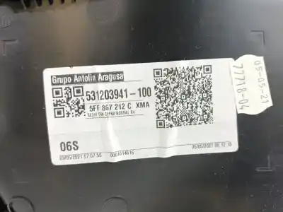 Автозапчастина б/у обликка задніх правіх дверей для cupra formentor (km7) 1.5 tsi посилання на oem iam 5ff867212cxma  