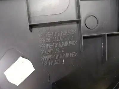 Автозапчасти б/у обивка левой передней двери за cupra formentor (km7) 1.5 tsi ссылки oem iam 5ff867011xlz  