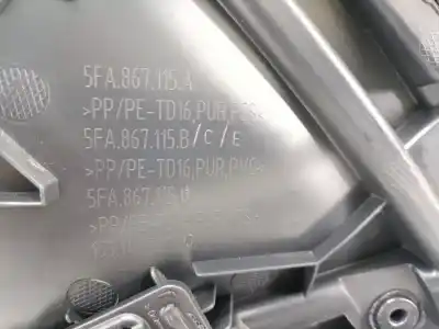Автозапчасти б/у обивка задней левой двери за cupra formentor (km7) 1.5 tsi ссылки oem iam 5ff867211cxma  