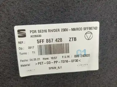 Автозапчасти б/у литье за cupra formentor (km7) 1.5 tsi ссылки oem iam 5ff867428ztb  