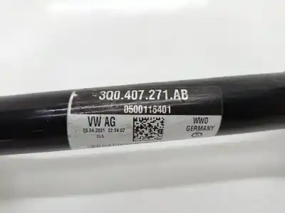 Автозапчасти б/у передняя левая трансмиссия за cupra formentor (km7) 1.5 tsi ссылки oem iam 3q0407271ab  