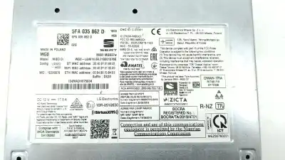 Автозапчастина б/у gps навігаційна система для cupra formentor (km7) 1.5 tsi посилання на oem iam 5fa035862d  