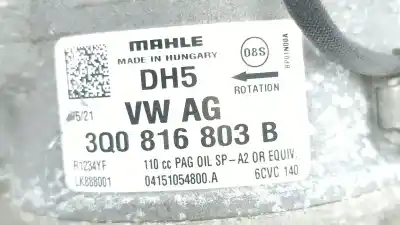 Автозапчастина б/у компресор кондиционера для cupra formentor (km7) 1.5 tsi посилання на oem iam 3q0816803b  