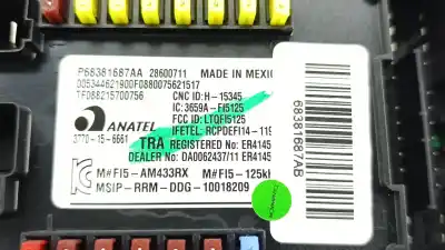 Автозапчастина б/у реле/запоперівник для jeep compass (mp, m6, mv, m7) 1.6 crd посилання на oem iam p68381687a  