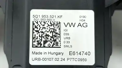 Second-hand car spare part multifunction switch for volkswagen t-roc (a11, d11) 1.0 tsi oem iam references 5q1953521kf  