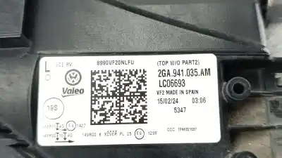 Pezzo di ricambio per auto di seconda mano faro anteriore sinistro per volkswagen t-roc (a11, d11) 1.0 tsi riferimenti oem iam 2ga941035am  