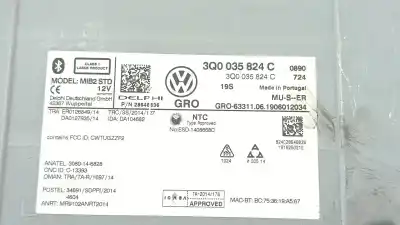 Автозапчастина б/у аудіо система / радіо cd для volkswagen golf vii variant (ba5, bv5) 1.6 tdi посилання на oem iam 3q0035824c  