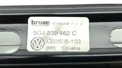 Автозапчасти б/у задний правый стеклорегулятор за volkswagen golf vii variant (ba5, bv5) 1.6 tdi ссылки oem iam 5g4839462c  