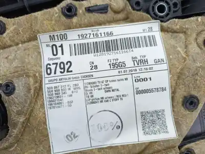 Автозапчасти б/у обивка задней правой двери за volkswagen golf vii variant (ba5, bv5) 1.6 tdi ссылки oem iam 5g6867212  