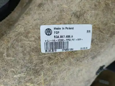 Автозапчасти б/у обивка задней правой двери за volkswagen golf vii variant (ba5, bv5) 1.6 tdi ссылки oem iam 5g6867212  