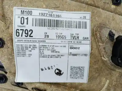 Автозапчастина б/у обкітка задніх лівіх дверей для volkswagen golf vii variant (ba5, bv5) 1.6 tdi посилання на oem iam 5g6867211  