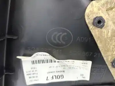 Автозапчастина б/у обкітка задніх лівіх дверей для volkswagen golf vii variant (ba5, bv5) 1.6 tdi посилання на oem iam 5g6867211  