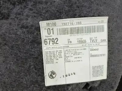 Автозапчастина б/у оббірка передніх дверей ліва для volkswagen golf vii variant (ba5, bv5) 1.6 tdi посилання на oem iam 5g4867011  