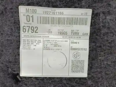 Автозапчасти б/у обивка передней правой двери за volkswagen golf vii variant (ba5, bv5) 1.6 tdi ссылки oem iam 5g4867012  