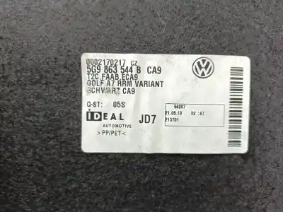 Second-hand car spare part trunk lid for volkswagen golf vii variant (ba5, bv5) 1.6 tdi oem iam references 5g9863544b  