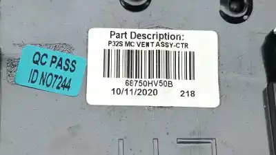 Автозапчастина б/у аераційна решіта для nissan qashqai ii suv (j11, j11_) 1.3 dig-t посилання на oem iam 68750hv50a  
