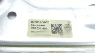 Автозапчасти б/у регулятор стекла переднего правого за nissan qashqai ii suv (j11, j11_) 1.3 dig-t ссылки oem iam 80700hv00d  