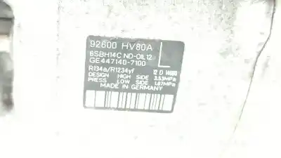 Автозапчасти б/у компрессор кондиционера воздуха за nissan qashqai ii suv (j11, j11_) 1.3 dig-t ссылки oem iam 92600hv80a  