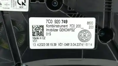Автозапчастина б/у панель інструментів для volkswagen crafter furgón (sy_, sx_) 2.0 tdi rwd посилання на oem iam 7c0920749  