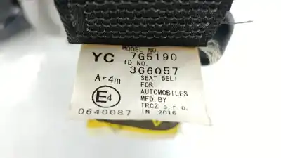 Автозапчасти б/у центральный задний ремень безопасности за toyota yaris (_p13_) 1.0 (ksp130_) ссылки oem iam 733100d031c2  