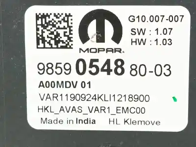 Second-hand car spare part electronic module for citroen c4 x (bd_, be_, bf_) e-c4 x (bfzkxc) oem iam references 9859054880  